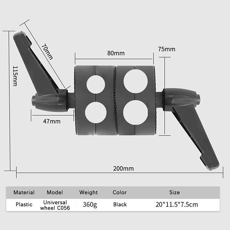 1 szt. ABS Obrotowy Uchwyt Jed – Reflector Arm Clamp recenzja i cena